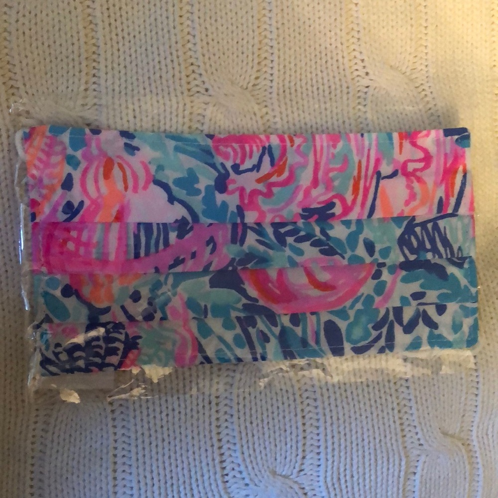 Lilly Pulitzer face mask NWT